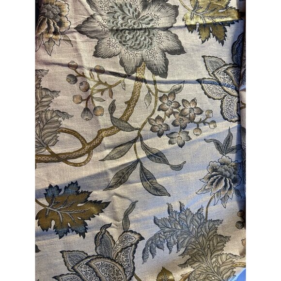 Vintage Floral Fabric By Waverly An Authentic Screen Print 57" Width - Picture 6 of 7